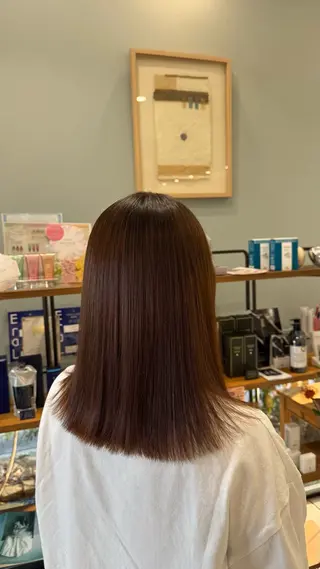 ミディアム 伴野 泰紀のヘアスタイル