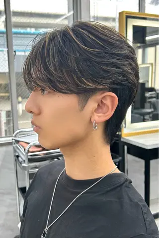 ショート カラー メンズ メンズスタイリスト 前田雄輝のヘアスタイル