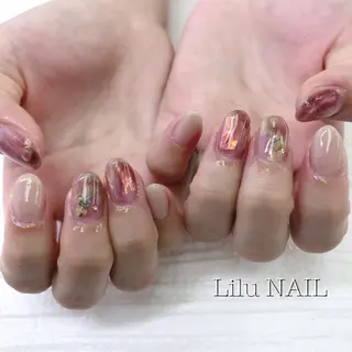 ネイル モチの良さ◉ フィルインネイル♡のネイルデザイン