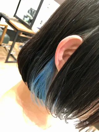 ショート カラー THREE 関根大のヘアスタイル