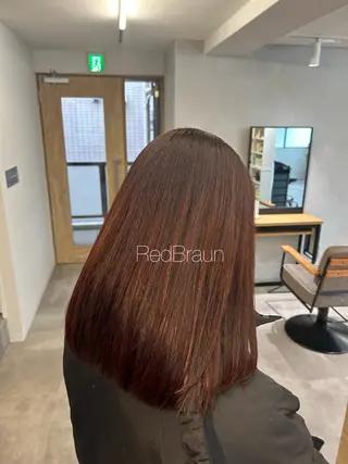 セミロング カラー 暖色・似合わせカラー (廣石沙英🎀)のヘアスタイル