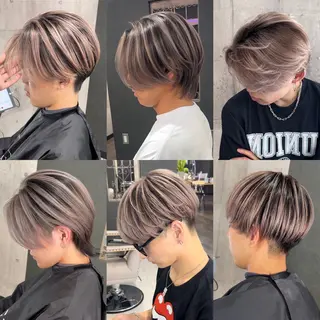 ミディアム メンズ縮毛矯正 🎖アジマ リョオのヘアスタイル
