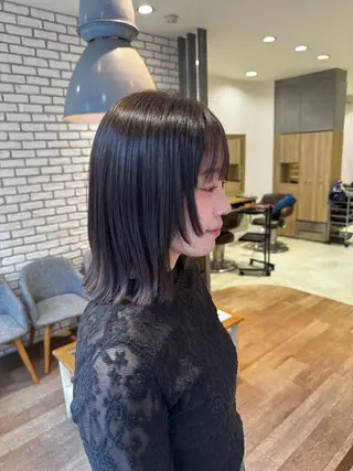 カラー ナチュラルうる艶 カラーミル🌙のヘアスタイル