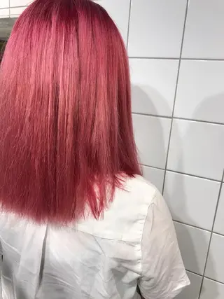 ミディアム カラー 透明感カラー/ レイヤー　YUKAのヘアスタイル