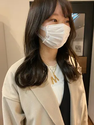 ミディアム カラー ヘアアレンジ MOE /Zina横浜2ndのヘアスタイル