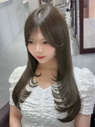 ロング あい❤︎ /韓国巻き/レイヤーのヘアスタイル