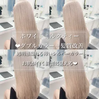 ロング カラー ウルフカットマスター みつきのヘアスタイル