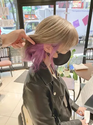 ミディアム カラー 🫧透明感カラー🫧 はるきのヘアスタイル