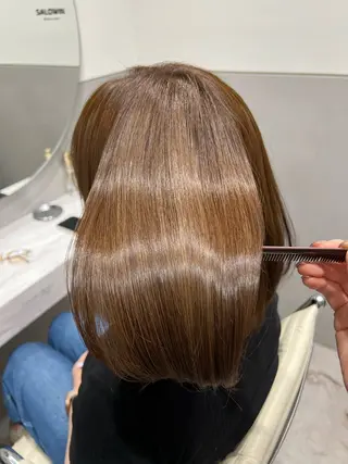 セミロング 銀座マンツーマン♡ 艶髪/佐藤カコのヘアスタイル