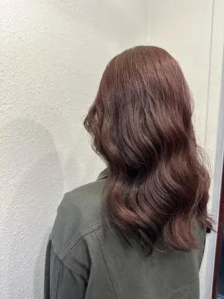 セミロング カラー ヘアアレンジ DANY🦋名駅✂︎ 艶髪/透明感カラーのヘアスタイル