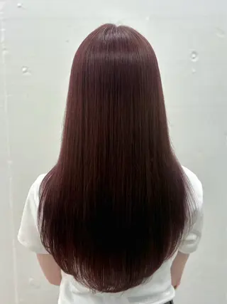 カラー 野内 柚那のヘアスタイル