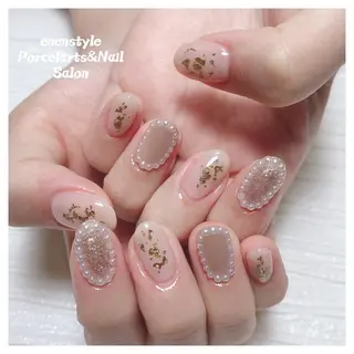 ミディアム 🐾enen style 🐾のネイルデザイン