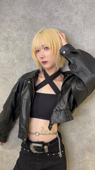 ショート カラー RURI韓国ボブ 🇰🇷タッセルボブのヘアスタイル