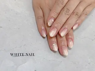 ネイル WHITE NAIL ホワイトネイルのネイルデザイン