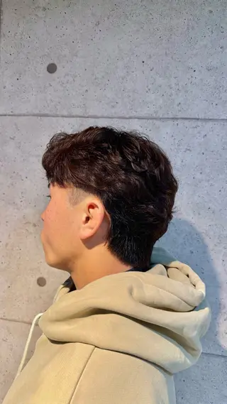 パーマ メンズ 松本 耀清のヘアスタイル