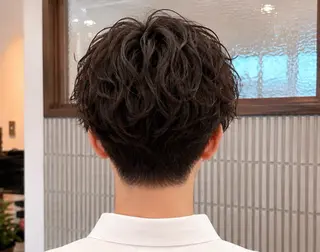 ショート パーマ メンズ 💎Dia/めぐ🪼 メンズパーマ/理容師のヘアスタイル