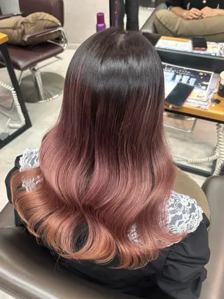 ロング カラー 上品♡ブラウン💎 アレンジ🩰Rimiのヘアスタイル
