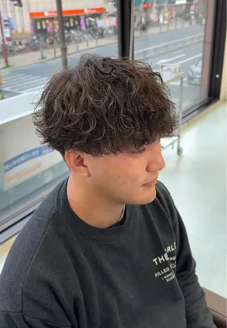 ショート パーマ 小芝涼介/レイヤー /メンズパーマ✂️のヘアスタイル