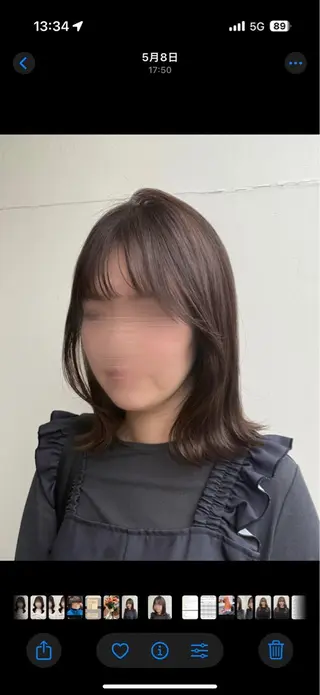 セミロング カラー 暖色カラー・メンズ 🫧Harukaのヘアスタイル