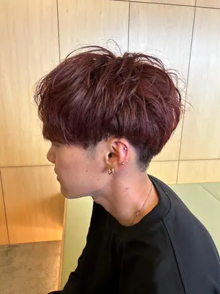 カラー メンズ メンズ専門　太田 楽々のヘアスタイル