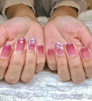 ミディアム カラー パーマ ヘアアレンジ メンズ キッズ ネイル マツエク・マツパ el. by Aoのネイルデザイン