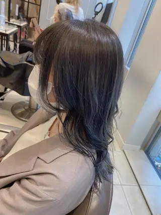 ロング 美髪矯正透明感カラー 江川 和輝のヘアスタイル