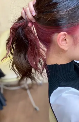 ミディアム カラー ANSA  hair かいりのヘアスタイル