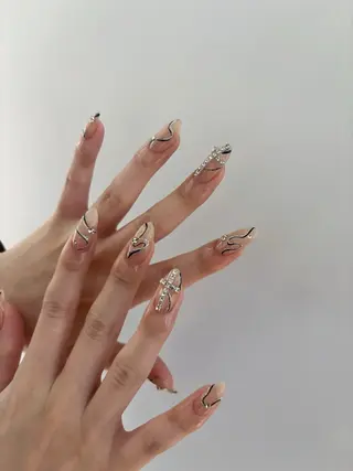 ネイル rina ニュアンス♡ワンホンのネイルデザイン