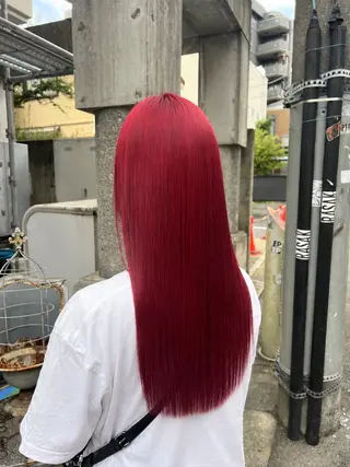 ロング カラー 赤みゼロ/透明感 カラー🌿KANTAのヘアスタイル