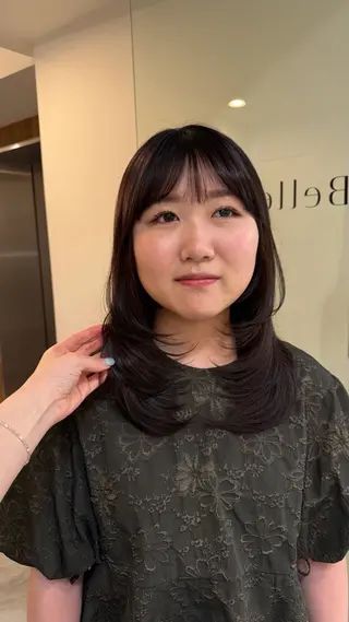 ロング カラー momoka Jr.stylistのヘアスタイル