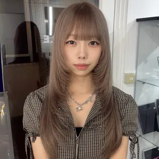 ロング 🎀ミサキ🎀渋谷 ハイトーン️🩵のヘアスタイル