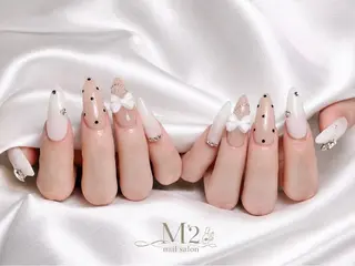 ネイル 長さだし専門店 M2 rikaのネイルデザイン