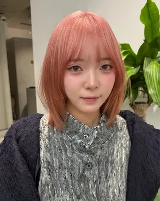 ミディアム カラー レイヤー／大宮／韓国 🤍AYA🤍のヘアスタイル