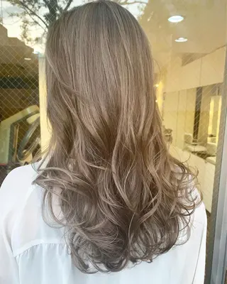 セミロング カラー 髪質改善サロン ARCHE野瀬冬馬のヘアスタイル
