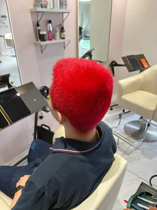 カラー ブリーチカラー/茨木 𝙨𝙖𝙠𝙞💚のヘアスタイル