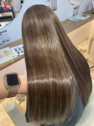 ロング カラー Lovis moa 〘国分 かな〙のヘアスタイル