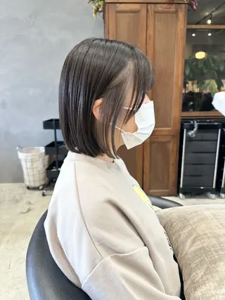 ミディアム カラー 廣瀬双葉 ボブ/ミディアムのヘアスタイル