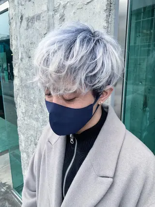 ショート カラー ヘアアレンジ メンズ メンズスタイル ly本厚木のヘアスタイル