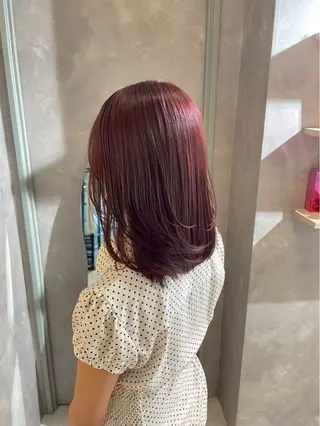 ミディアム カラー ☁️ ayameのヘアスタイル