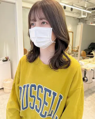 ミディアム mai 🌷のヘアスタイル