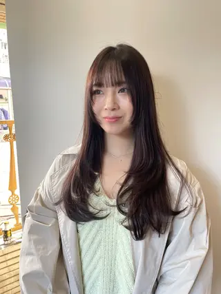 ロング カラー レイヤーカット🎀 kanaのヘアスタイル