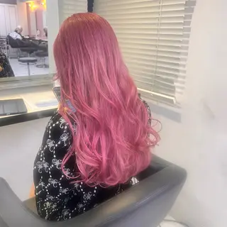 ミディアム カラー ヘアアレンジ 💕上野美容師☁ ブリーチ💖サワのヘアスタイル
