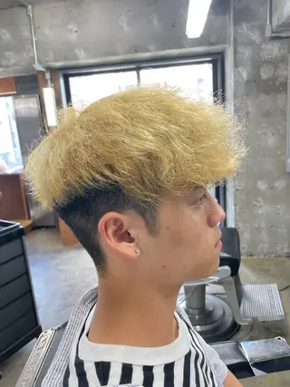 ショート 亀井隆汰/メンズ専門 パーマ/フェード可のヘアスタイル
