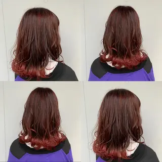 ミディアム カラー もにか🌞原宿/渋谷 🌝ブリーチカラーのヘアスタイル