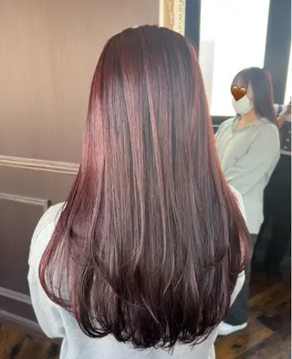 ロング カラー ヘアアレンジ 𝑅𝑖𝑛𝑎🌷 レイヤー/ベージュのヘアスタイル