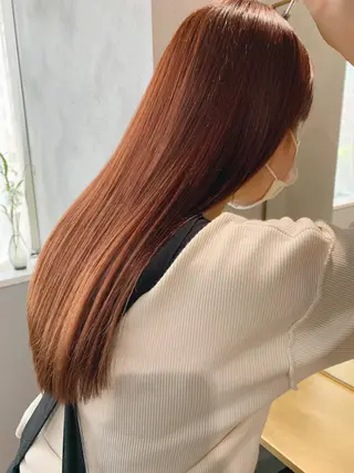ロング カラー ボブパーマコテ巻き風 パーマNo1深江秀平のヘアスタイル