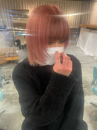 ショート カラー 海外レイヤー /NAGISAのヘアスタイル