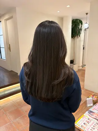 ロング カラー るな/暖色、 ベージュカラー🎀のヘアスタイル