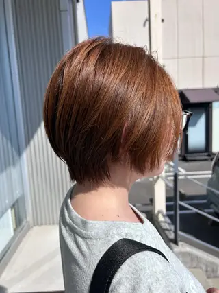 ショート 井上 萌のヘアスタイル