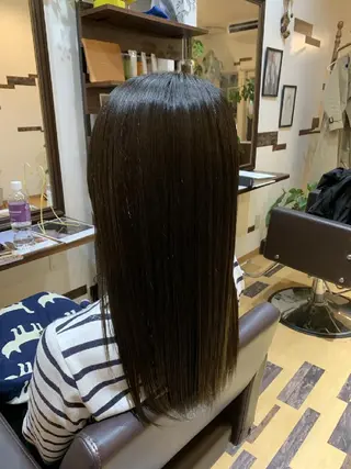ロング パーマ サトウ シューイチのヘアスタイル